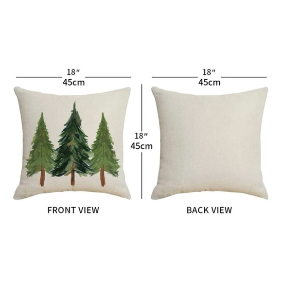 Christmas Tree 🎄 Linen Cushion Cover (Case Only) - Picture 3 of 3